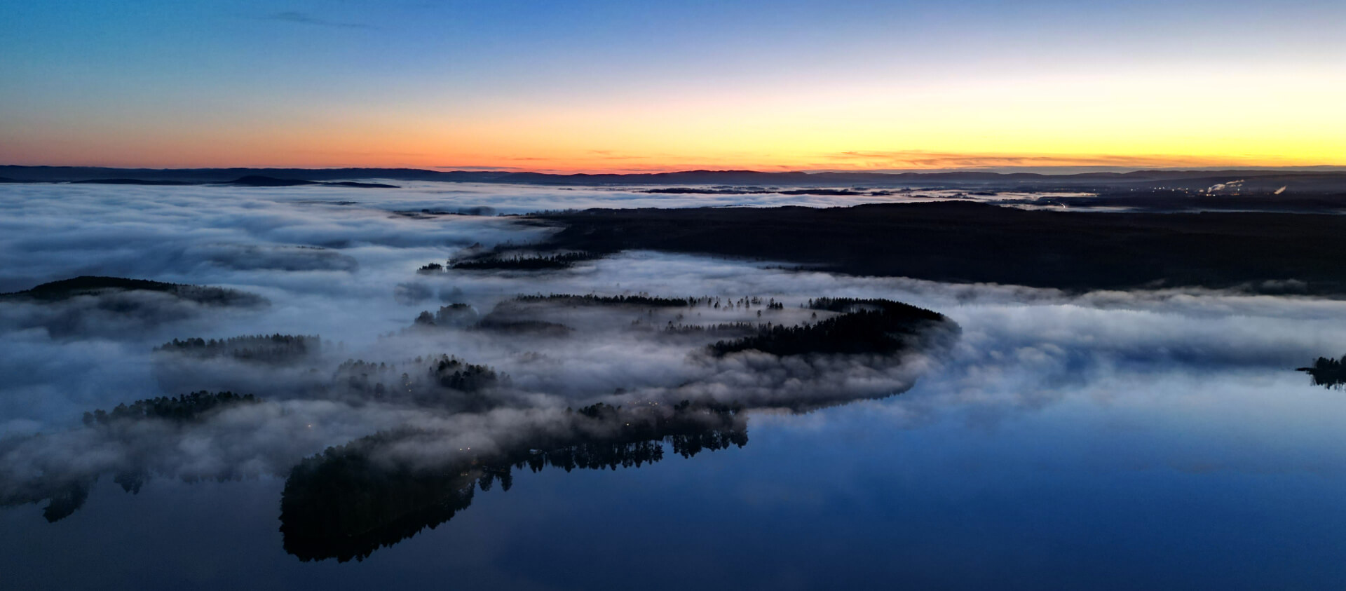 Schweden Sonnenuntergang