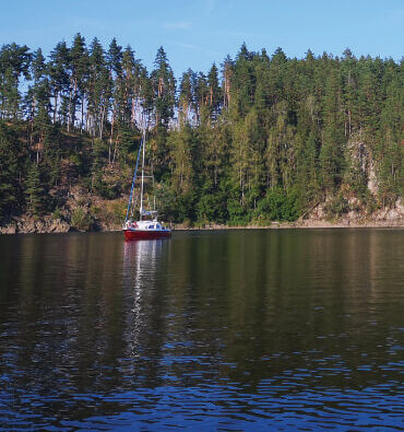 Kajak fahren am Stausee Ottenstein