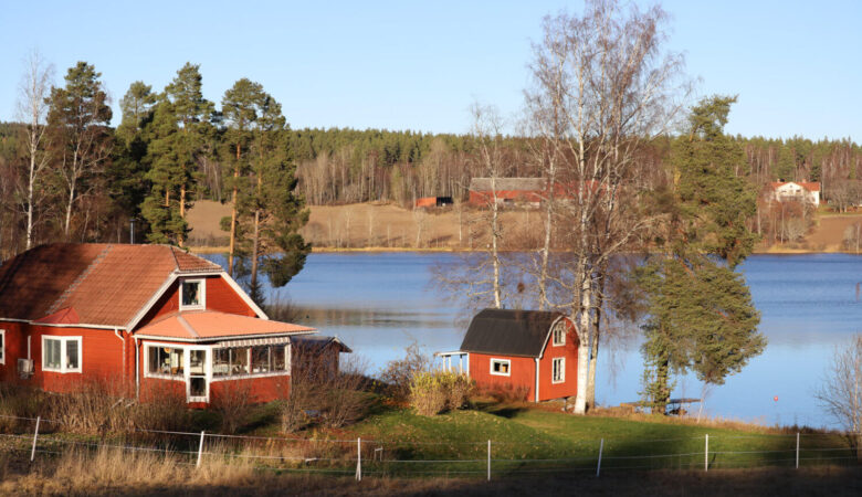 rote Schwedenhäuser